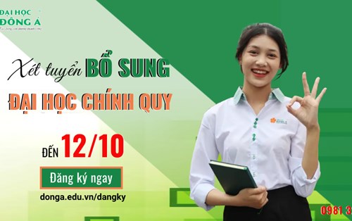 Thông báo xét tuyển bổ sung đại học chính quy năm 2022